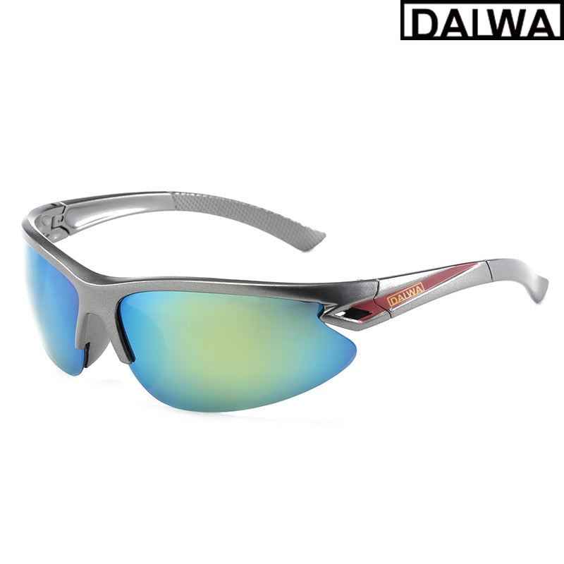 Dalwa: Òculos de sol  masculino com lentes polarizadas, proteção UV;  Ideal para prática de esportes ao ar livre, ciclismo, pesca, escaladas, corridas, etc